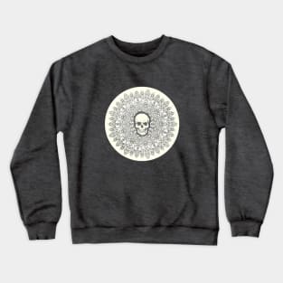 Filigree Skull Mandala Crewneck Sweatshirt